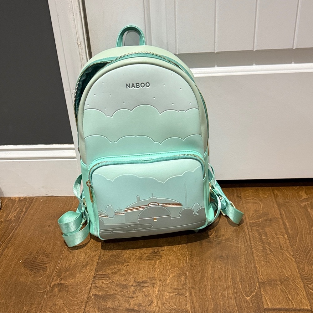 Loungefly Mint and White Naboo Backpack
